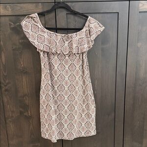 Tommy Bahama Snake Patterned Mini Dress